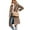 Camel, variant on PUWEI Women's Casual Lapel Collar Wool Coat Single-Breasted Peacoat with Pockets
