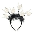 thumbnail image 3 of Wovilon Halloween Decorations Indoor Halloween Headband Pumpkin Spider Hair Halloween Party Environment Layout Radial Headband, 3 of 5