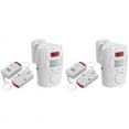 thumbnail image 1 of 2X Infrared Motion Sensor Alarm - Burglar Alarm with 4 Remote Controls, Suitable for Home/Garages/Shops, 1 of 6