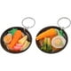 thumbnail image 2 of 2pcs simulación de alimentos llavero colgante encantador mini delicioso comida llaveros, 2 of 6