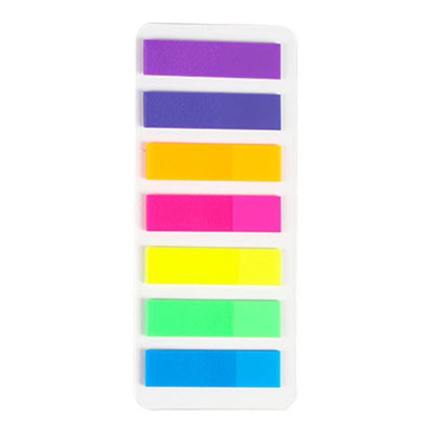 Color Bar Index Stickers Fluorescent Translucent Sticky Note Flags