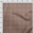 thumbnail image 2 of oneOone Cotton Flex Fabric Gingham Check Print Sewing Fabric BTY 40 Inch Wide, 2 of 4
