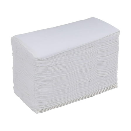 LoWyiL BWK8308 17 in. x 15 in. 2-Ply Dinner Napkin - White (100/Pack, 30 Packs/Carton)