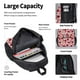 thumbnail image 4 of Easygdp Rose Flowers Mochila para Niños y Niñas con Set de Caja de Almuerzo y Estuche para Lápices 3 en 1, Mochila Escolar Estampada para Adolescentes, 4 of 7