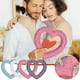 thumbnail image 1 of Adorno colgante de corazón de San Valentín - Decoración colgante de espuma de 30 cm con cinta para el hogar y la fiesta, 1 of 7