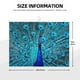 thumbnail image 2 of Fotbe Beautiful Blue Peacock Alfombrilla de Secado para Cocina con Estampado, 18x24 Pulgadas, 2 of 7