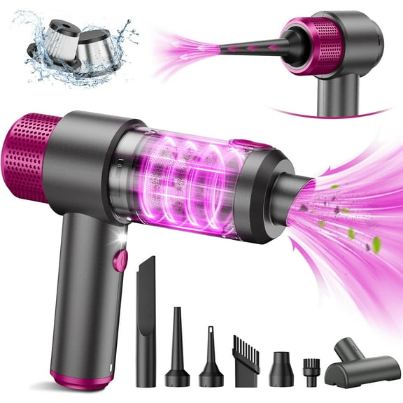 Handheld cordless car vacuum cleaner, 15000PA high-power car vacuum cleaner and air dust collector