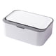 thumbnail image 1 of Nvzi Caja para toallitas húmedas antideslizante y fácil de abrir, caja universal para almacenar toallitas húmedas, contenedor recargable con tapa, color gris, 1 unidad., 1 of 3