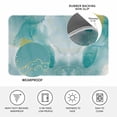 thumbnail image 4 of Turquoise Ombre Marble Doormat Outdoor Entrance 24"x36", Yellow Modern Geometric Abstract Art Absorb Moisture Dirt Door Mats, Non-Slip Rubber Backing Floor Mats Indoor, Low-Profile Front Door Rugs, 4 of 9