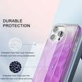 thumbnail image 5 of Dteck for iPhone 15 Pro Max Case, Not-Yellowing Full Cover with Built-in Screen Protector, Military Grade Drop Protection Shockproof Phone Case for iPhone 15 Pro Max, Gradient Purple, 5 of 7