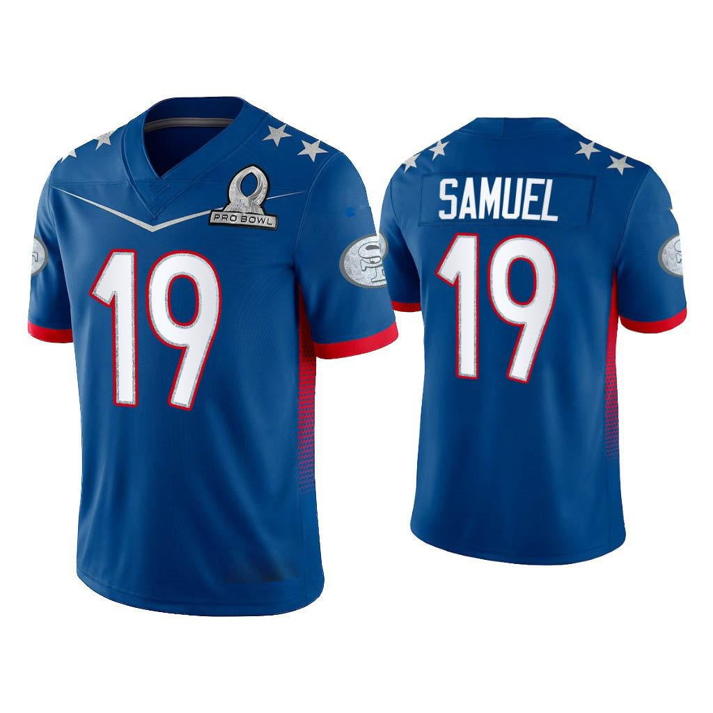 NFL_ Pro Bowl Jersey San Francisco''49ers''MEN''NFL''YOUTH Nick Bosa Trent  Williams George Kittle Deebo Samuel Kyle Juszczyk Royal football 