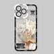 thumbnail image 4 of Funda transparente de Anime para iPhone, cubierta protectora de silicona suave, para modelos 16 Pro Max, 15, 14 Plus, 13, 12, 11 Pro, XR, XS, X, 8, 7, SE, 2020, 4 of 5