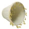 thumbnail image 3 of Royal Designs, Inc. Clip on Ruche Pleated Empire Chandelier Lamp Shade Flame Clip Fitter, CSO-1033-5WH, 3 x 5 x 4.5, White, 1 Pack, 3 of 4