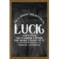 thumbnail image 1 of Im a great believer in luck, hard work Thomas Jefferson quote Tin Sign Chalk Board Wall Art Decor Funny Gift 12 x 18 Inch, 1 of 3