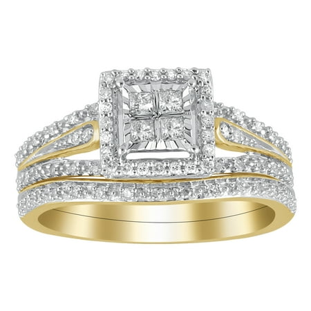 10kt Yellow Gold Forever Bride 1/3 Carat T.W. Diamond Bridal Ring