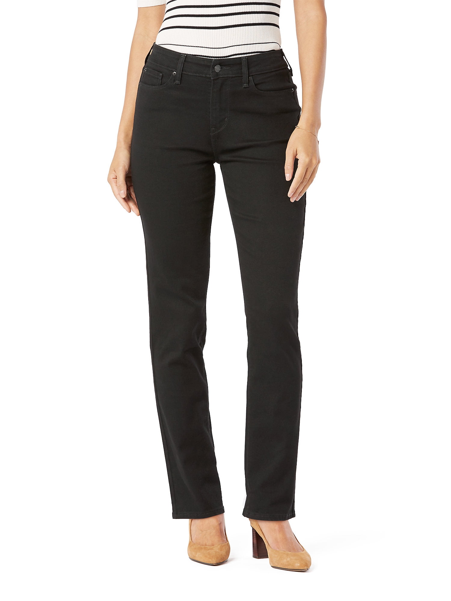Signature by Levi Strauss & Co.™ Women's Mid Rise Straight Jeans -  