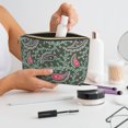 thumbnail image 6 of Makeup Bag - Paisley Pattern No.9091 Cosmetic Bag Portable Travel Toiletry Bag for Women Small Make Up Organizer Bag Zipper Pouch Travel Essentials, 6 of 8