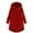 Red, variant on Girls Fuzzy Fleece Dress Hoodies Cute Loose Warm Long Sleeve Pullover Tops Casual Thick Sweatshirt Dress with Pockets 5-15 Years