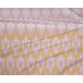 thumbnail image 4 of oneOone Polyester Lycra Fabric Damask & Chevron Ikat Print Fabric By Yard 56 Inch Wide, 4 of 4