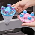 thumbnail image 2 of Hair Catcher Washer Machine - Conical Lint Filter Mesh Bag | Reusable Floating Hair Filtering Mesh Removal Lint Cleaning Tool for Laundry Daily Use Dogs Bathroom Travel Shower, 2 of 8