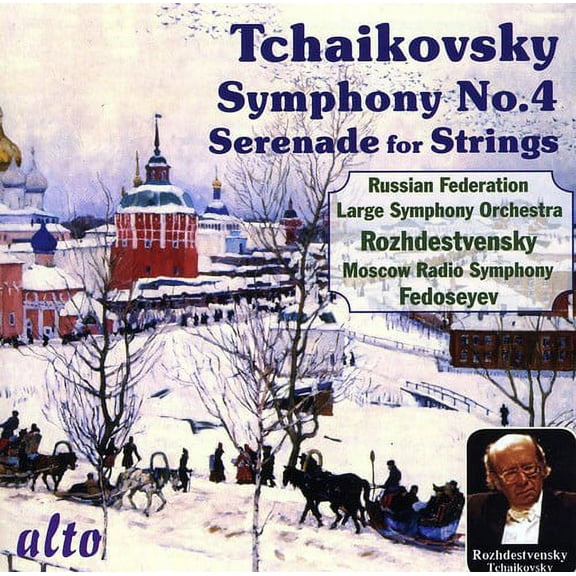 Vladimir Fedoseyev - Symphony 4 / Serenade for Strings - Music & Performance - CD