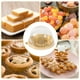 thumbnail image 5 of 50 piezas de cajas de pastel de luna transparentes soportes de empaque de postres compactos suministros para el hogar, 5 of 6