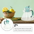 thumbnail image 6 of YUYUETIME 1Pcs Green Glass Storage Pot Practical Glass Tea Pot for Housewarming present Cold Brew Coffee Container, 6 of 8