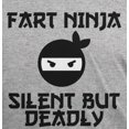 thumbnail image 4 of Old Glory Mens Fart Ninja Short Sleeve Graphic T Shirt, 4 of 6