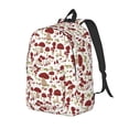 thumbnail image 1 of Easygdp Mushroom Mochila de Lona Resistente para Laptop, Compatible con Laptops de 15 a 17 pulgadas, Ideal para Escuela, Trabajo y Viajes-Small, 1 of 5