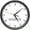 Houston Time, variant on SAN DIEGO TIME Wall Clock world time zone clock office business