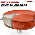 thumbnail image 6 of 5Core Drum Throne Padded Guitar Stool Saddle Drummer Seat for Adults & Kids, 6 of 12