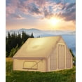 thumbnail image 1 of Yiwa Luxury Inflatable Camping Tent, Fits 6-8 People, Waterproof Oxford Fabric, Quick Setup Blow Up Air Tent with Pump for Glamping, Outdoor Trips, and Adventures, 1 of 7