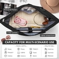 thumbnail image 4 of Bolsa de viaje WOOMADA Weekender Overnight para mujer, color negro, 4 of 7