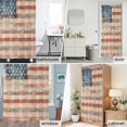 thumbnail image 5 of Shower Curtain Bathroom Set Independence Day American Flag Waterproof Fabric Shower Curtains with Grommets&Hooks, Vintage Shabby Wooden Privacy Bath Curtain for Bathtub 72x72in, 5 of 9