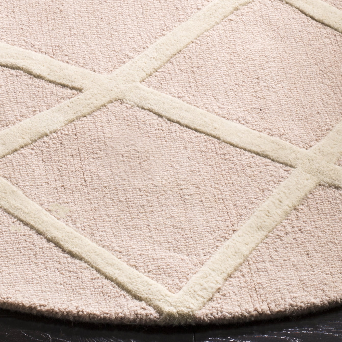 Safavieh  Handmade Kids Geta Wool Rug 5'  x  5' 5' Round Indoor,Handmade Living Room,Kids Room,Bedroom Round