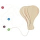 thumbnail image 3 of Juego de 6 piezas de pelota de paleta de madera para interiores y exteriores, juguetes de pelota de paleta para niños, 3 of 7