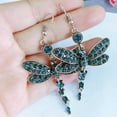 thumbnail image 4 of Weiqiqre Retro Multicolor Diamond Tassel Insect Earrings Female Long Ear Jewelry Discount, 4 of 7