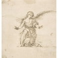 thumbnail image 3 of Pedro Duque y Cornejo 12x13 Black Modern Framed Museum Art Print Titled - Kneeling Angel with Hands Outstretched (1700-1750), 3 of 5