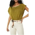 thumbnail image 5 of Free People Road Trip Cotton Bodysuit In Verde, 5 of 8