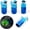 Blue, variant on 4Pcs Duck Tire Valve Caps, Funny Sunglasses Duck Valve Stem Caps Covers for Wheels, Decorative Cute Tire Valve Caps for Car Accessories (Hexagon Duck Silver)