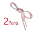 thumbnail image 3 of Cordones planos de cinta para zapatillas de deporte, cordones para mujer, decoración DIY Gris rosado pálido 150cm/59.1, 3 of 6