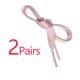 thumbnail image 3 of Cordones planos de cinta para zapatillas de deporte, cordones para mujer, decoraci?n DIY Gris rosado p?lido 200cm/78.7" Unique Bargains Cordones, 3 of 6
