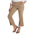 thumbnail image 3 of POINTERTECK Pantalon Ample Décontracté pour Femmes Taille Haute Couleur Unie Jambe Évasée avec Poches, 3 of 6