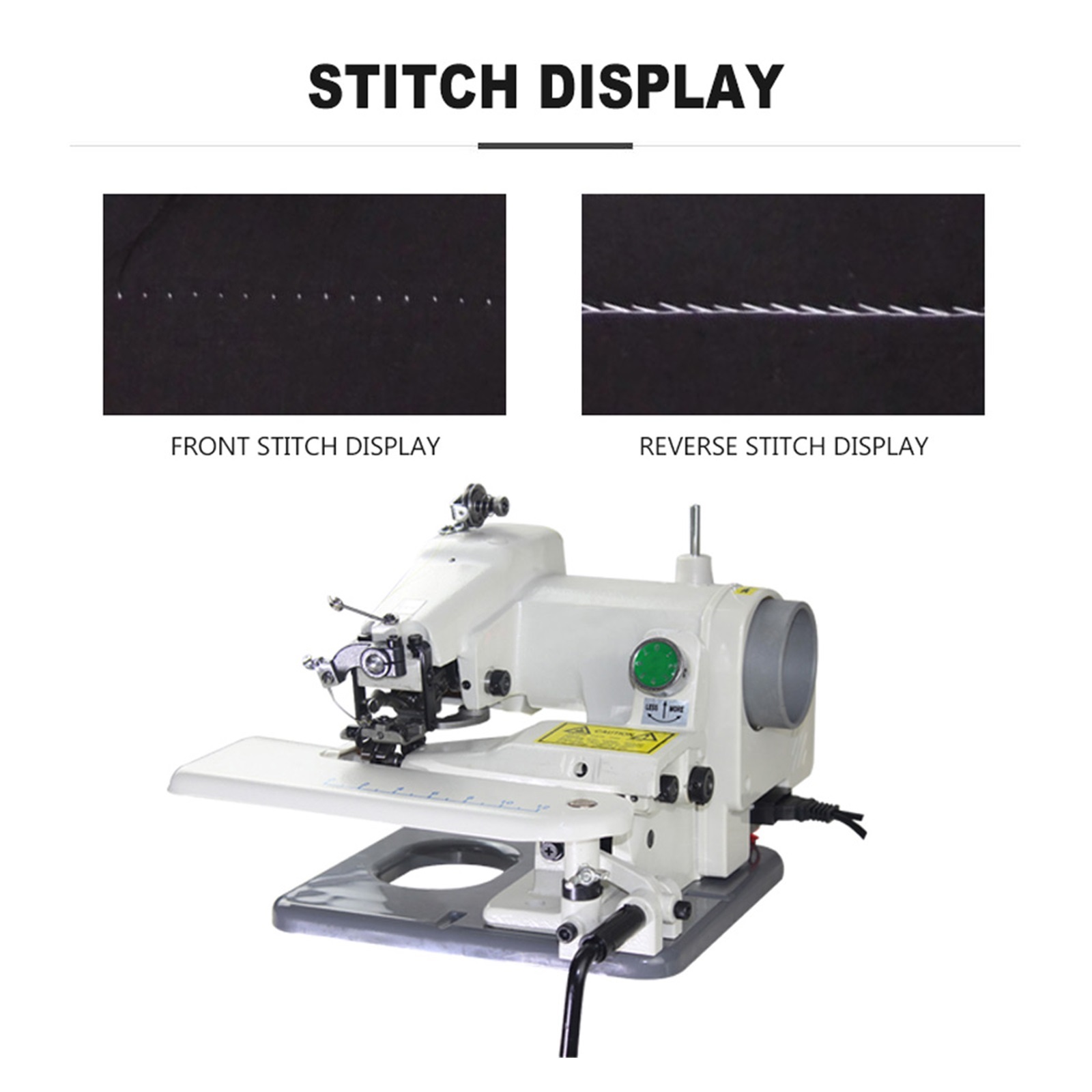 120W Household Sewing Machine Desktop Blind Stitching Machine Direct Drive Clothes Fabrics Overlock Sewing Machine KX500 ,Security