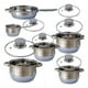thumbnail image 1 of Batería Cocina Acero Inoxidable Berghome Line 9 Capas 12pzs, 1 of 6