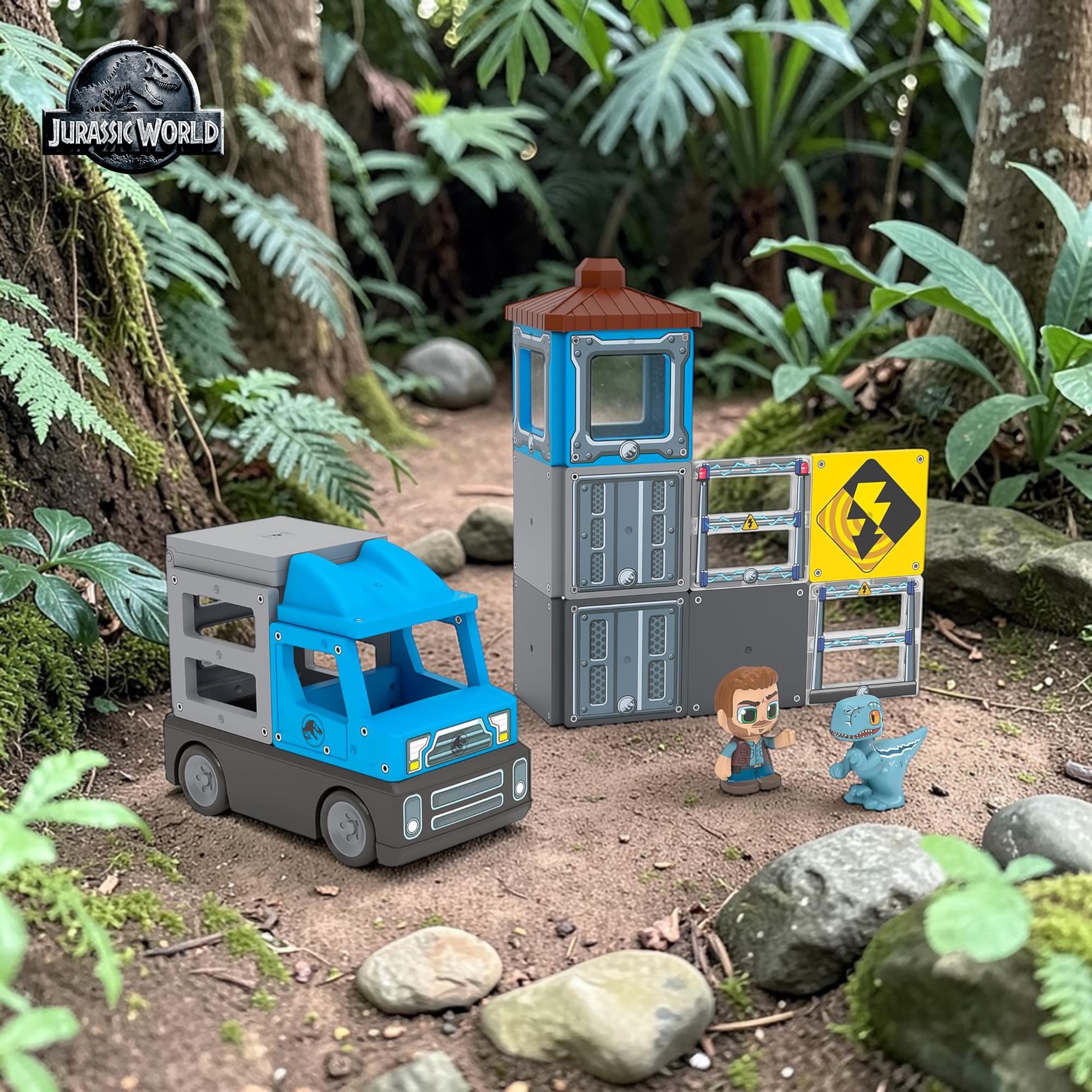 Tile Town Jurassic World Dino Escape Tile Set