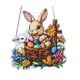 thumbnail image 2 of Decoraciones de Pascua, adornos de Pascua, regalos de Pascua, decoración de ventana de acrílico 2D, colgante de pared, artesanía, colgante para el hogar, colgante de acrílico, 2 of 5