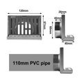 thumbnail image 5 of L Shape Stainless Steel Wall Side Floor Drain Balcony Same Layer Waste Filter, 5 of 5