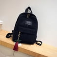 thumbnail image 3 of Sacs d'École en Toile à Franges pour Femmes Sac à Dos de Voyage Sac Bk, 3 of 4