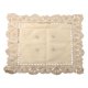 thumbnail image 4 of KDJ Embroidered Lace Tablecloth White Satin Fabric Square Round Rectangle Oval Wedding Party Decor Floral Pattern Elegant Table Cover, 4 of 9